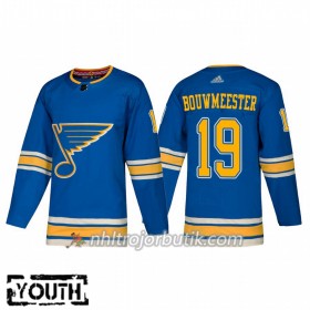 Barn Ishockey St. Louis Blues Tröja Jay Bouwmeester 19 Alternate Adidas 2018-19 Authentic
